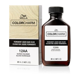 COLORCHARM Permanent Liquid Hair Color | 12AA Nordic Blonde | Up to 100% Gray Coverage | 1.42 Fl Oz