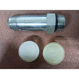 Parker 12 FF50X-S Triple-Lok 37° Flare JIC Tube Fitting,  Long Straight