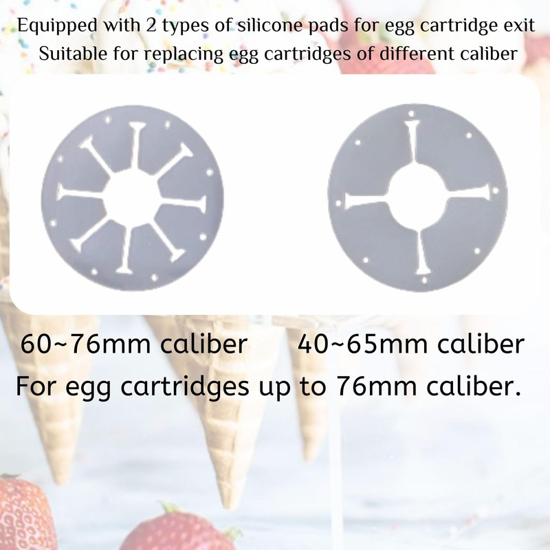 bangminda 2 Pcs Ice Cream Cone Dispenser Waffle Cones Holder