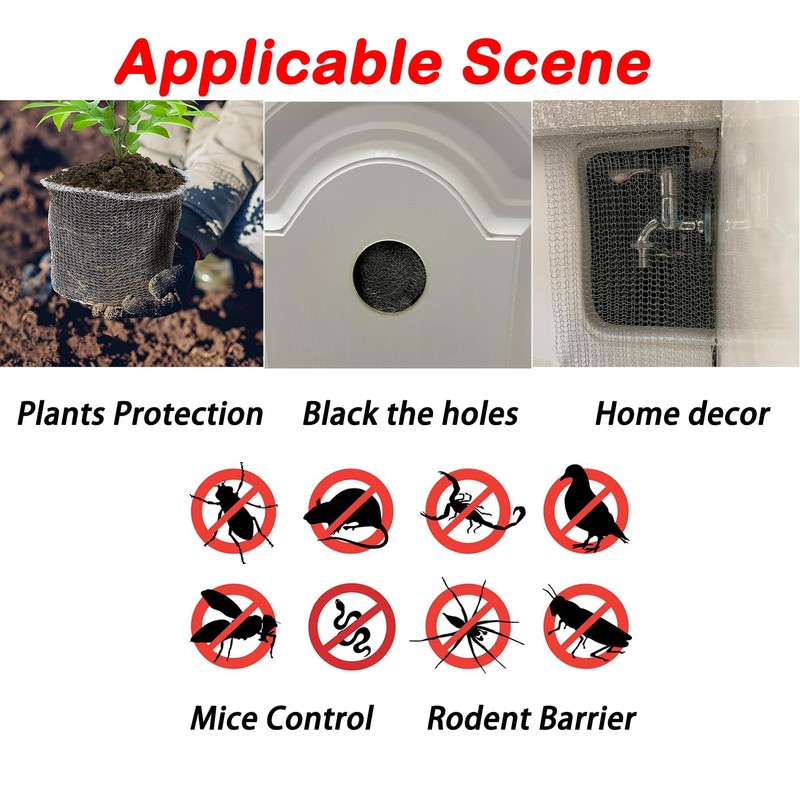 Wire Mesh for Mice Control 5 in X 32Ft,Upgraded Steel
