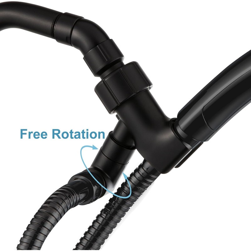 OFFO Shower Head Elbow Adapter, All Metal Handheld Shower Head