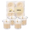 HYOOLA Clear Cup Scented Votive Candles - Vanilla - 12