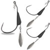 Reaction Tackle Bladed Swimbait Hooks - 1/8-5/0