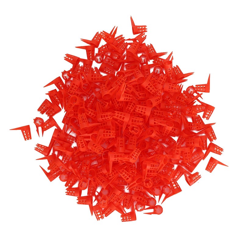 250pcs Queen Bee Cage Plastic Opening Queen Cell Protector Cage