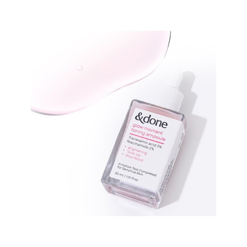 앤던 글로우 모먼트 토닝 앰플 30ml +선스틱 증정 /트라넥사믹 애씨드