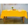 JYFLZQ Yellow Rectangle Tablecloth 60 x 84 Inch for 4