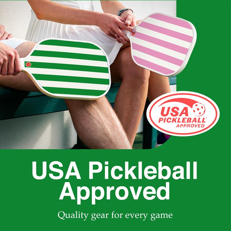 Watermelon 2 Paddle Pickleball Bundle, Red/Blue