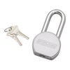 Schlage 851226 Solid Steel Round Padlock, 63.5mm, 2.5-Inch Shackle