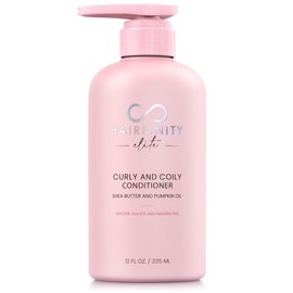 Curly and Coily Conditioner with Shea Butter and Pumpkin Oil - Customizable Formula for Ultimate Hair Health & Frizz Control