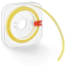 OFFCUP Dental Polishing Strips, 1PCS 20μm 6m/Roll Dental Abrasive Strip, Resin Teeth Whitening Strip Tooth Polishing Grinding Strip Tooth Sandpaper Tooth Interdental Grinding Tool (Yellow-Fine)