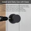 Hoconnie Dummy Door Knob, Brushed Satin Brass Dummy Door Knobs