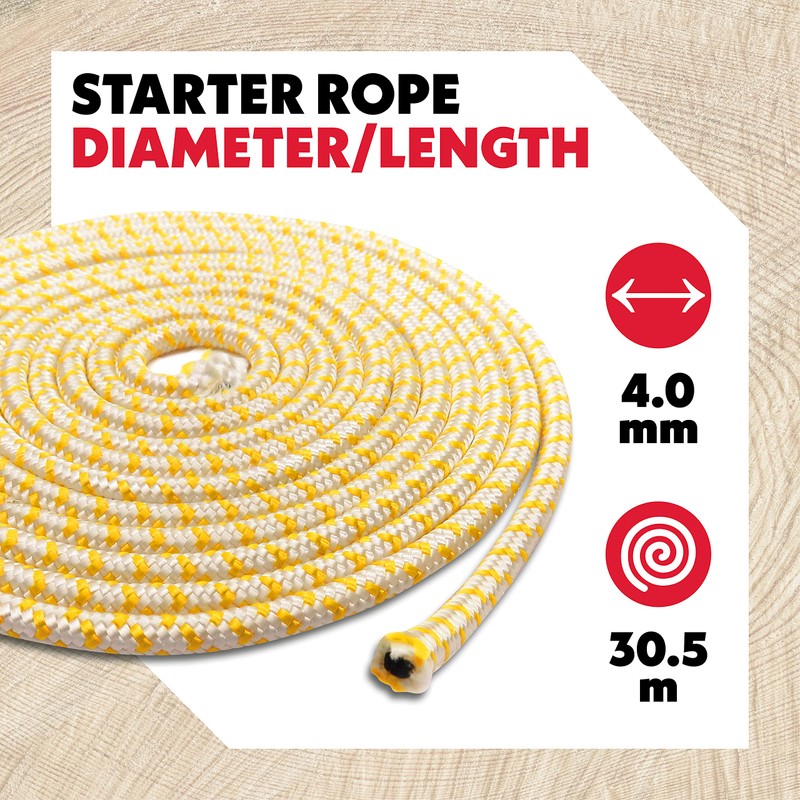 Oregon 522854 Starter Rope 4 mm x 30.5 m (100