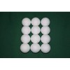 Zensa Fashion White Table Football Balls 36mm (Pack of 12)