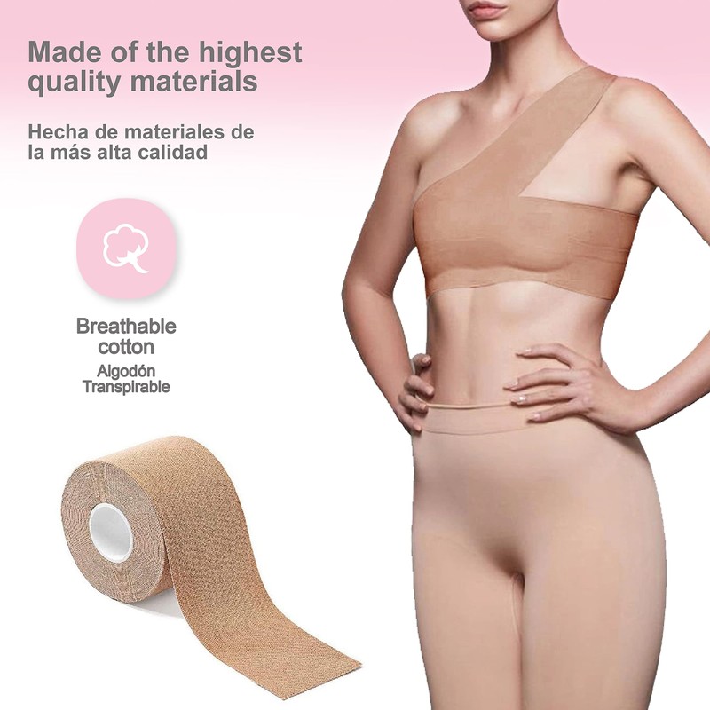 Deppiani Boobytape. Cinta para Busto de Algodón | 5 Metros