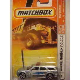 Matchbox {Highly Detailed Isuue} Dodge Magnum Police, Open Window 1/64 2007 #71