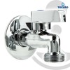 Ball Device Connection Valve Tap Outlet Valve Chrome-Plated