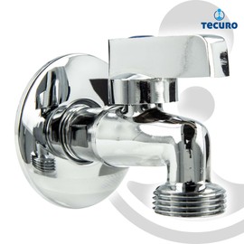 Ball Device Connection Valve Tap Outlet Valve Chrome-Plated