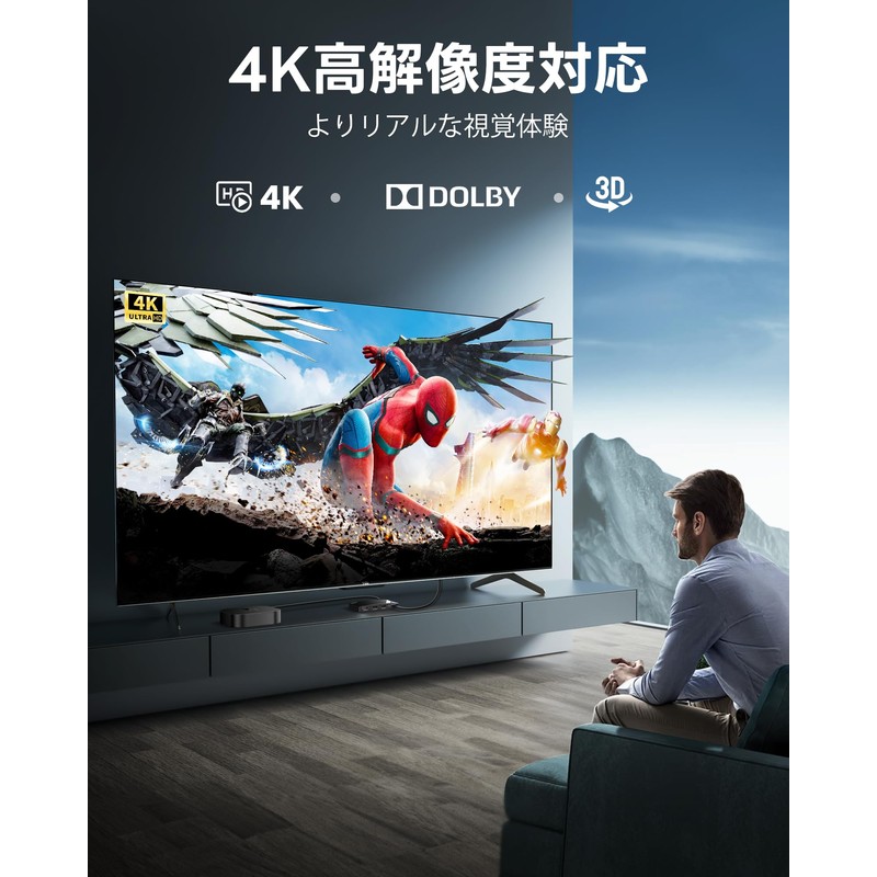 NEWCARE HDMI Splitter 4K 1 Input 4 Output