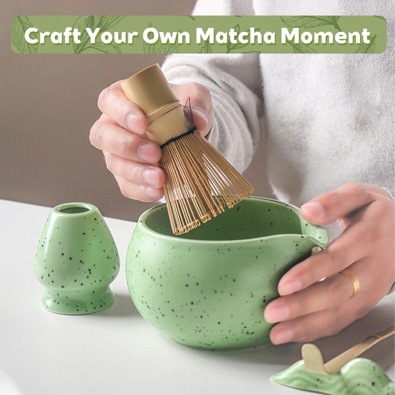 Premium Matcha Whisk Set - 7-Piece Japanese Tea Ceremony Matcha