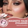 Landrain Magnetic Eyelashes Without Eyeliner, Reusable Magnetic Eyelashes, No Glue