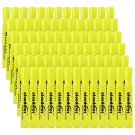 cloudriver Highlighters Bulk Pack of 78, Yellow Highlighter, Chisel Point, Quick Drying Ink, Highlighters Suitable For Classroom, Office And Shop