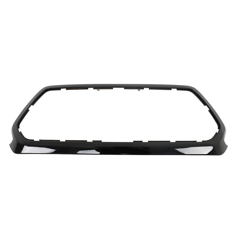 Silscvtt Front Upper Grille Outer Frame Surround Glossy Black Replacement