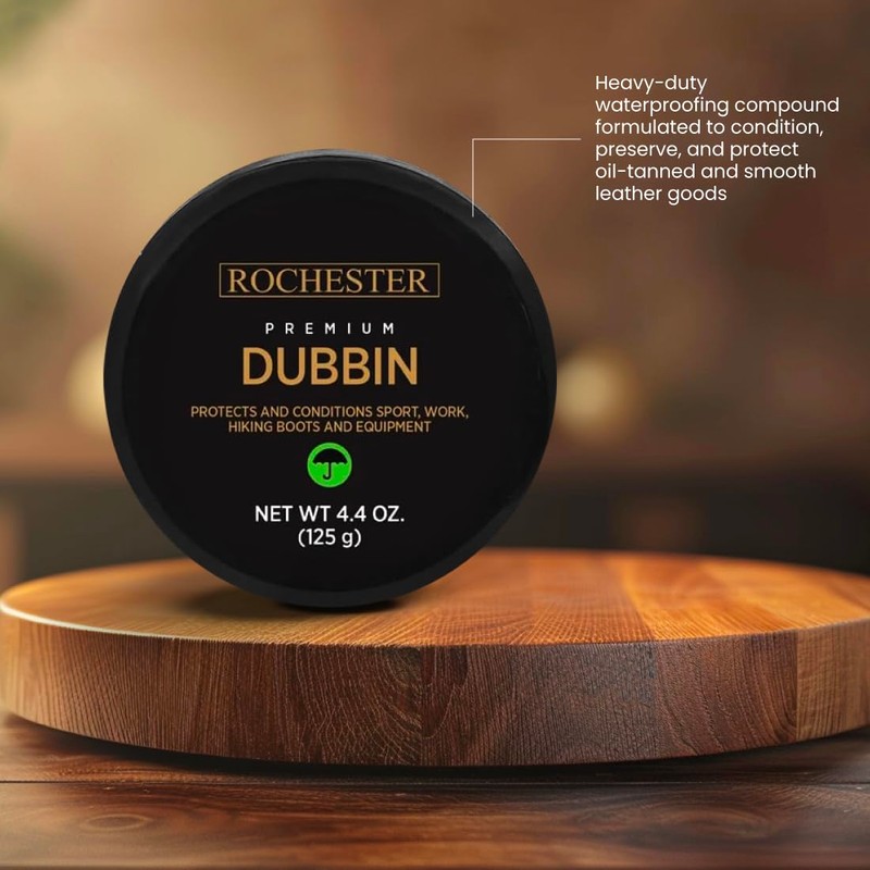 Rochester Premium Dubbin, Leather Conditioner, Leather Protector for Shoes, Boots,