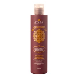 GYADA COSMETICS, Hyalurvedic Dark Hair Shampoo, Protective and Brightening Effect on Brown and Dark Shades, Based on Hyaluronic Acid and Ayurvedic Herbs, 200 ml