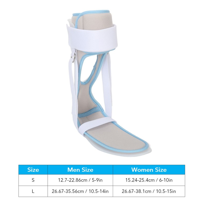 AFO Drop Foot Stabilizer Adjustable Soft Padding Lightweight Fatigue Resistant