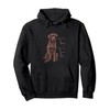Men's Lab Dad Dog Chocolate Labrador Retriever Lab Pullover Hoodie
