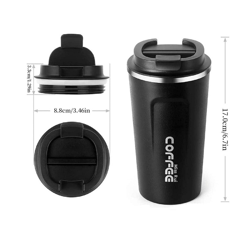 Morning Place Stainless Steel Tumbler, Vacuum Insulated, Direct Drip, Heat