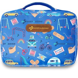 KeepGoing Large Home First Aid Kit for Kids – 260 Pc. Car, Home, Dorm, & Boat with Latex-Free Bandages 10 x 7 3.5 in. Travel (Signature)