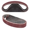 STEBRUAM Sanding Belts 30 x 533 Grit 80 Pack of