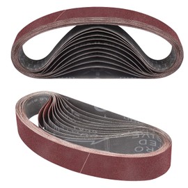 STEBRUAM Sanding Belts 30 x 533 Grit 80 Pack of 10