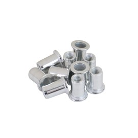 SK11 Blind Nut Rivets Φ M6 x 1.0 Tightening Plate Thickness: 0.04 - 0.1 inches (1.0 - 2.5 mm), Pack of 10 6M-25