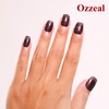 Ozzeal Glitter Gel Polish, Brown Iridescent Glitter Gel Nail Polish