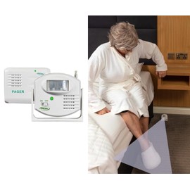 Motion Sensor and Pager, so you know when they are getting out of bed