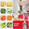 Rotary Cheese Grater, Iceten 3 in 1 Rotary Cheese Grater