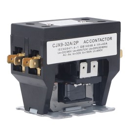 AC Contactor 2 Pole Universal Heavy Duty 32Amp 220V for Air Conditioner Condenser Compressor