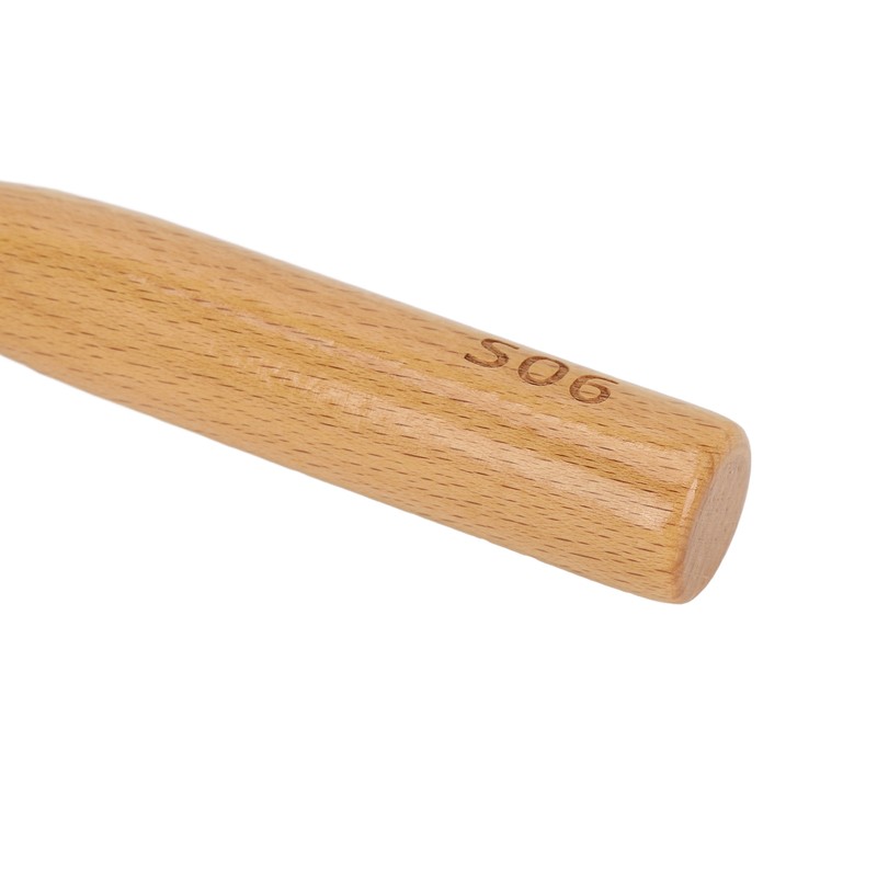 Neck Duster Brush Beech Wood Ergonomic Handle Portable Broken Hair