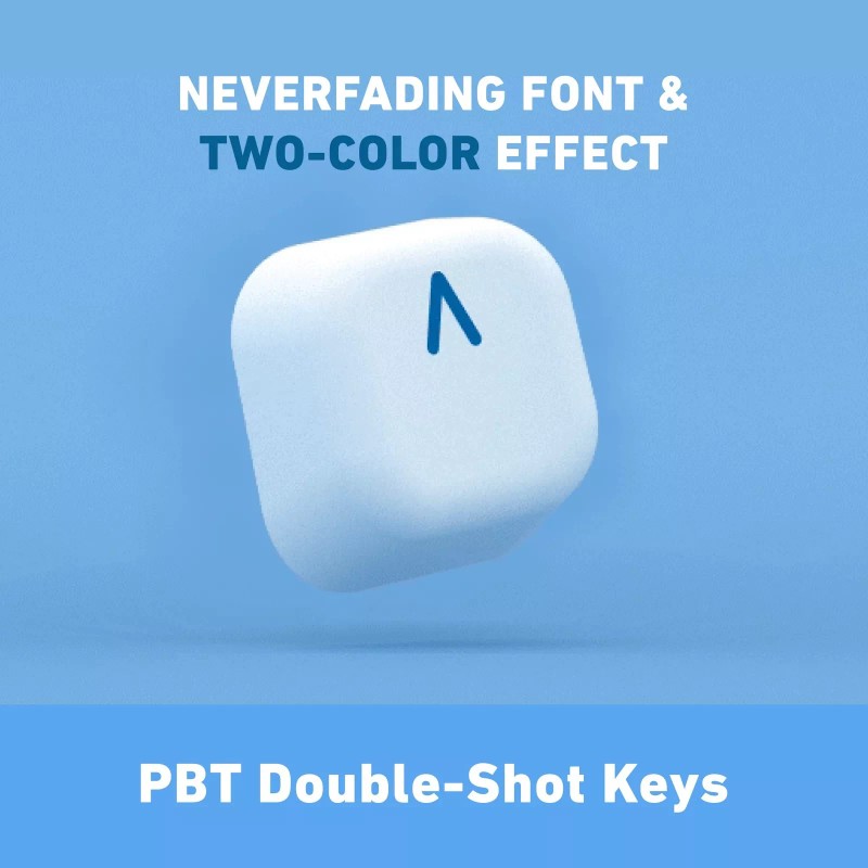 AZIO IZO Wireless Mechanical Calculator & Number Pad (Blue/Gold) -