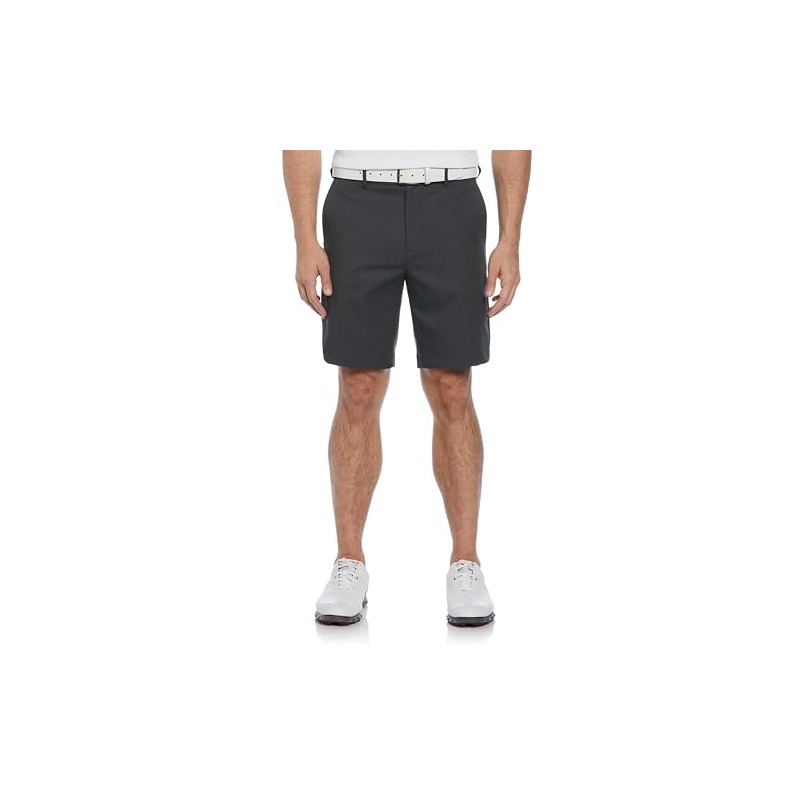 PGA TOUR Men's Golf Flat Front Extender Short, Asphalt, 36