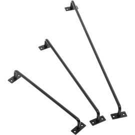 KBER Iron Bar Towel Rack, Set of 2, Towel Hanger, Slipper Hanger, Diy, 7.3 inches (18.6 cm), Diameter 0.2 inch (6 mm)