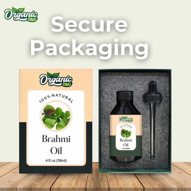 ORGANIC ZING Organic Zing Brahmi (Bacopa monnieri) Oil | Pure