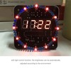 DIY Light Control Rotation LED Electronic Temperature Clock Kit Suite