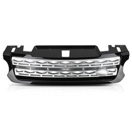 LQI Front Hood Center Grille Grill Compatible with Land Rover Range Rover Sport 2014-2017 LR054766, LR044120