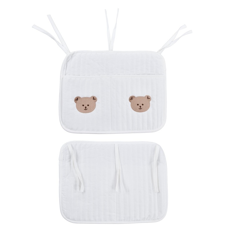 Crib Organizer Hanging Cute Patterns Soft Cotton Practical Storage Supplies