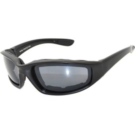 OWL Motorcycle Glasses Men Women Foam Padded Black Frame Cycling Riding Glasses UV400 Polycarbonate Lens Motorcycle Goggles