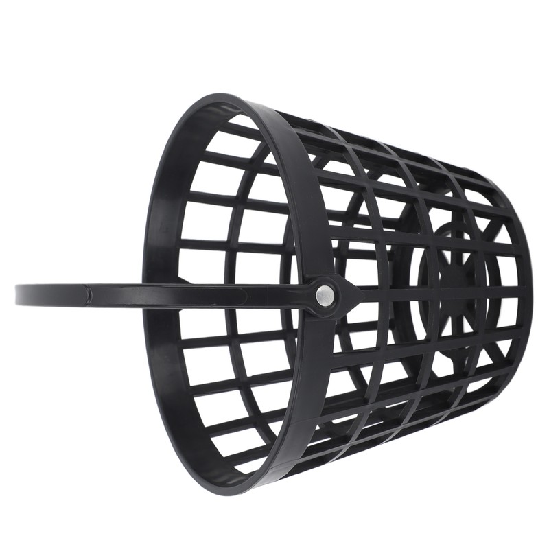 Black Golf Ball Basket Nylon Plastic Golfball Container Golf Ball