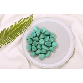 ZHIYUXI Green Aventurine Tumbled Stones Polished Rocks Gem Stones Crystals for Witchcraft Decorative Rocks for Planters Crystal Set Meditation Reiki Therapy Energy Balance Decoration Gift 100g